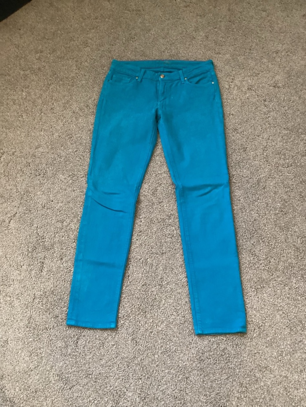 kate spade Teal Straight Leg Jeans